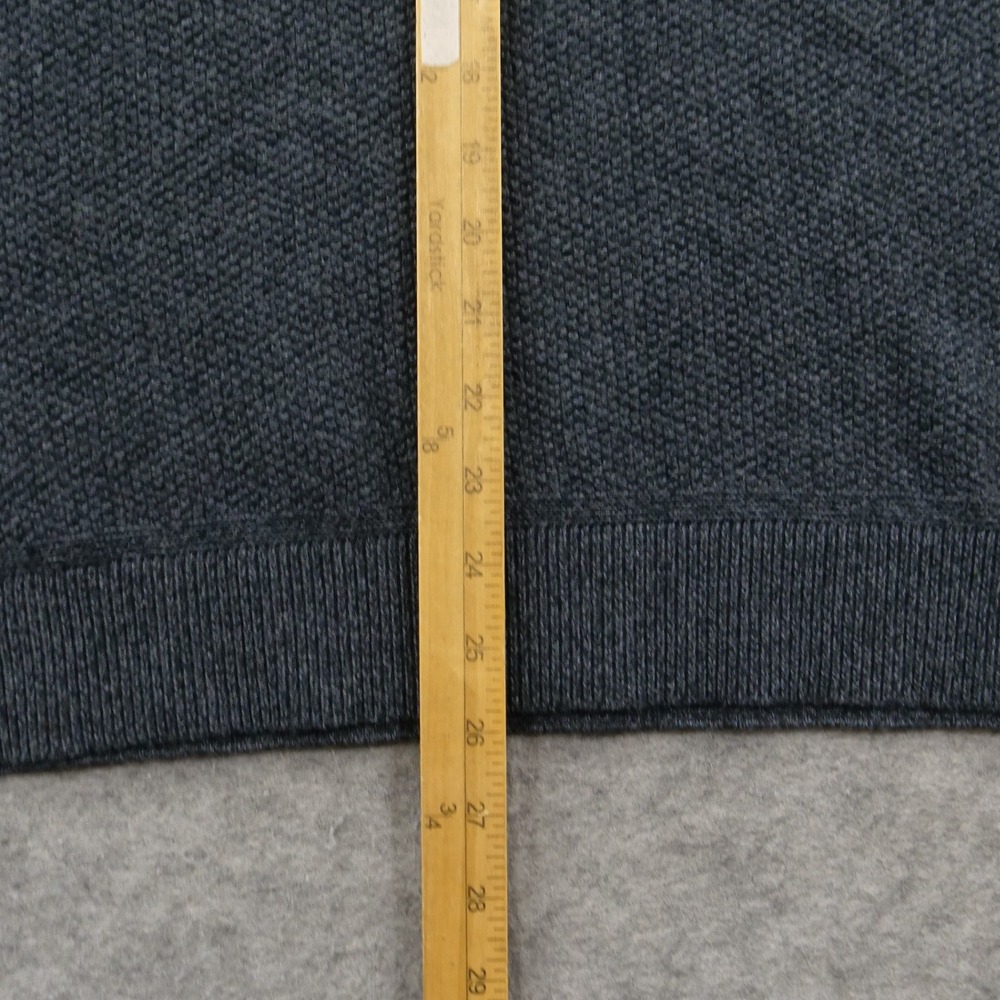 Lululemon Textured Knit Crewneck Sweater Mens Medium Heathered Black LM3DQBS - Picture 9 of 13